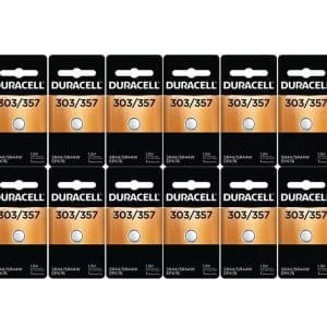 20* 303/357 Duracell Silver Oxide Batteries