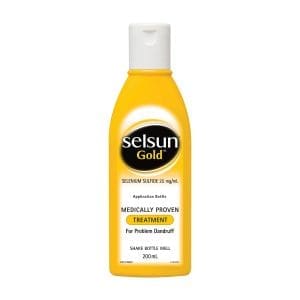 Selsun Gold Treatment Shampoo Medically Proven Treatment For Dandruff Control Reduces Flaking 200ml - Image 1