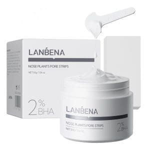 Lanbena Blackhead Remover Nose Plants Pore Strips Deep Cleansing Peel Off Mask - Image 1