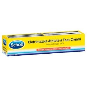 Scholl Clotrimazole Athlete S Foot Cream 50G