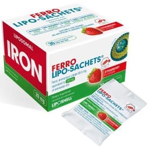 Lipo - Sachets Ferro Strawberry Flavour Sachets 5G 30 Pack