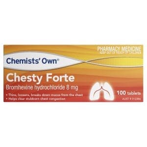 Chemists' Own Chesty Forte 8mg Tablets 100