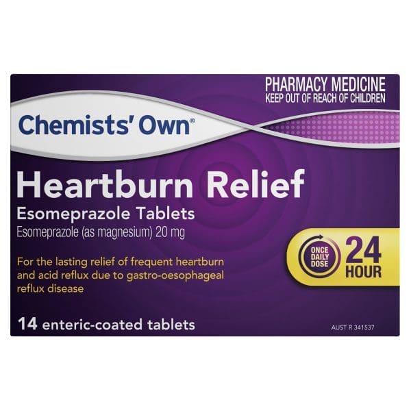 Chemists' Own Heartburn Relief Esomeprazole Tablets 20mg 14