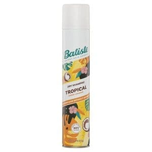 Batiste Tropical Dry Shampoo - Happy Summery Scent - Quick Refresh For All Hair Types - Revitalises Oily Hair - Hair Care - Hair Beauty Products - 350ml