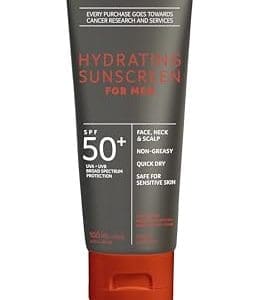 Cancer Council Hydrating Sunscreen For Men SPF50+ 100ml