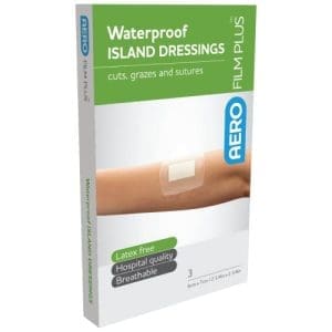 Aerofilm Plus Waterproof Island Film Dressing 6cm X 7cm Envelope Of 3