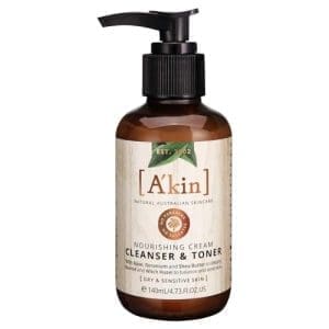 Akin Cleanser And Toner Nourishing Cream For Dry And Sensitive Skin 140ml - Image 1