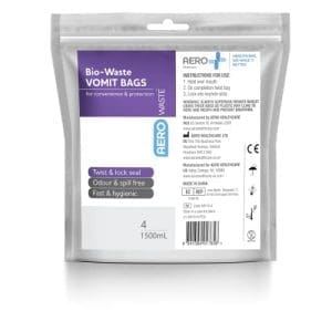 Aerowaste Bio - Waste Vomit Bag 1500ml Bag 4