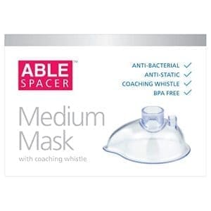 Able Spacer With Coaching Whistle Medium Mask