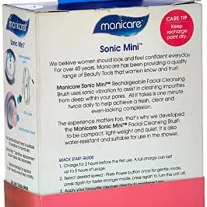 Manicare Sonic Rechargeable Mini Facial Cleanser Brush - Image 5