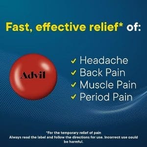 Advil Tablets 200mg Ibuprofen - Image 4