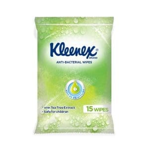Kleenex Anti - Bacterial Wipes 15