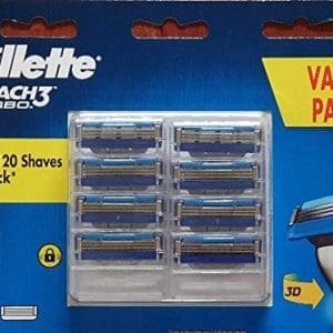 Gillette Mens S Mach3 Turbo Razor Blades Value Pack With 8 Cartridges