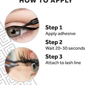 Eylure London 0.7ml Line And Lash Adhesive Eyeliner Black - Image 8