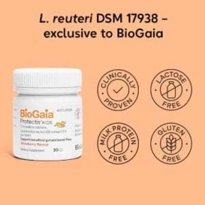 Biogaia Protectis Kids Chewable Tablets Strawberry 30 Pack - Image 3