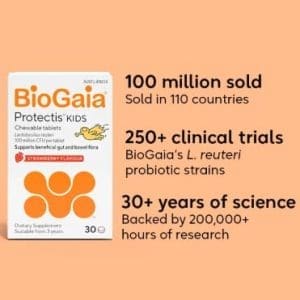 Biogaia Protectis Kids Chewable Tablets Strawberry 30 Pack - Image 4