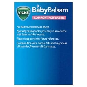 Vicks Baby Balsam Soothing Comfort for Babies 100 gm - Image 4