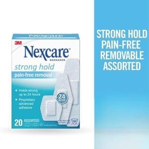 Nexcare Strong Hold Bandages Assorted 20 Bandages Per Box 2 Boxes - Image 3