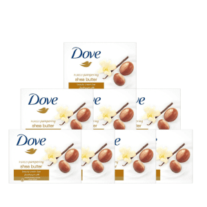 8* Dove Shea Butter With Vanilla Sent Beauty Cream Soap Bar 135G - Image 1