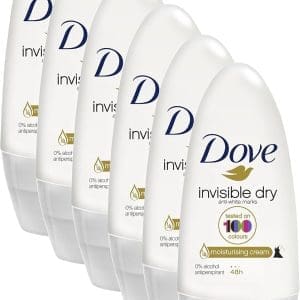 6* Dove Women Antiperspirant Roll On Deodorant Invisible Dry, 50ml
