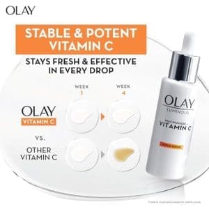 Olay Luminous Niacinamide   Vitamin C Face Cream Moisturiser 50g - Image 9