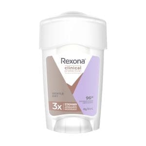 Rexona Women Clinical Antiperspirant Cream Stick Deodorant Sheer Powder, 45ml, 96 Hour Protection