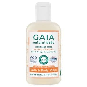 GAIA Natural Baby Bath & Body Wash