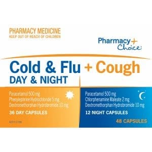 PC Cold & Flu + Cough Day & Night PE Capsules