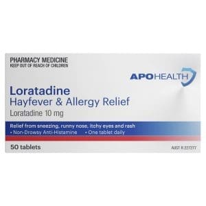 APOHEALTH Loratadine Hayfever & Allergy Relief Tablet