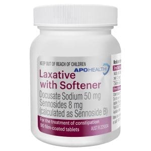 APOHEALTH Laxative with Softener Tablet