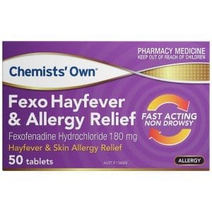 Chemists' Own Fexo Hayfever & Allergy Relief Tablets 180mg - Image 3
