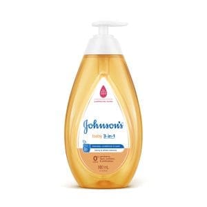Johnson's 3-in-1 Hypoallergenic Gentle Tear-Free Conditioning Baby Shampoo & Cleansing Wash - Image 3