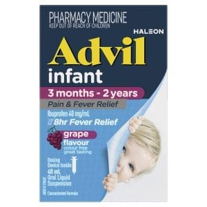 Advil Infant Pain & Fever Relief Grape 40ml