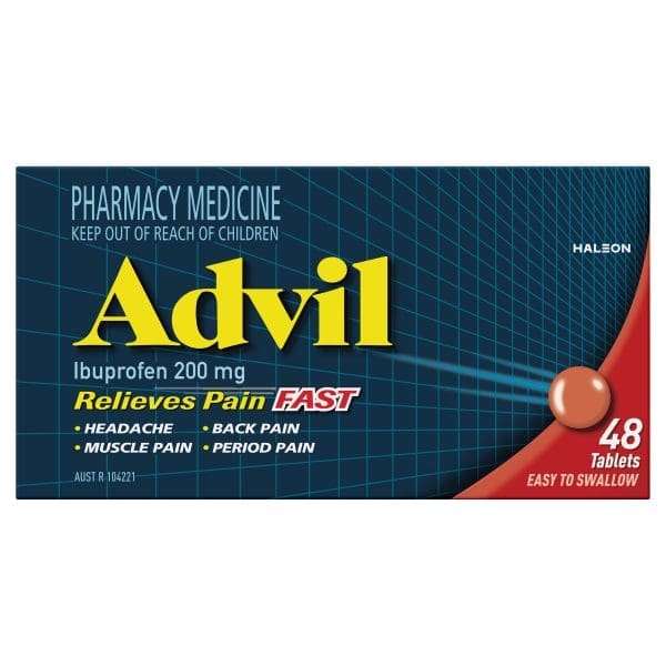 Advil Tablets 200mg Ibuprofen 48 Pack
