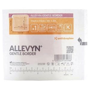 ALLEVYN GENTLE BORDER 7.5 x 7.5cm Box 10