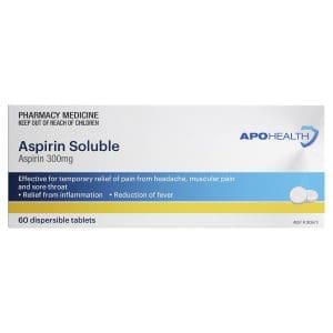 APOHEALTH Aspirin Soluble 60s