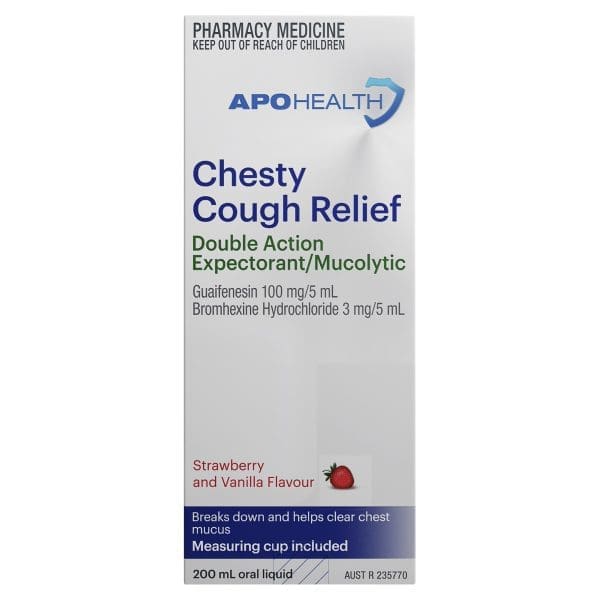 APOHEALTH Chesty Cough Relief Double Action Expectorant/Mucolytic