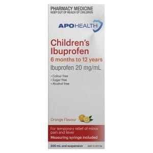 APOHEALTH Children's Ibuprofen 6 months to 12 years Bottle 200 mL