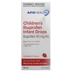APOHEALTH Children’s Ibuprofen Infant Drops Oral Liquid 40mg/mL Bottle 50mL