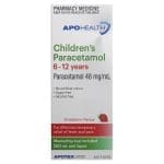 APOHEALTH Children's Paracetamol 6 to 12 years Bottle 200ml