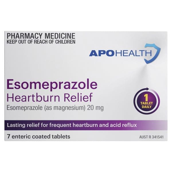 APOHEALTH Esomeprazole Tabs 20mg Blister Pack 7