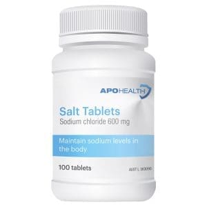 APOHEALTH Salt Tablets 600mg Bottle 100