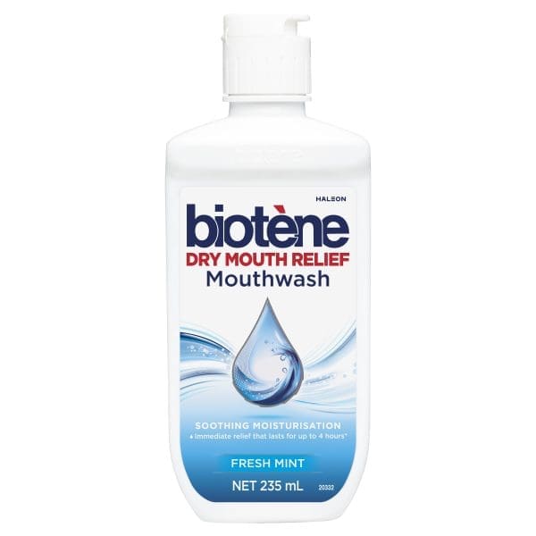 Biotene Dry Mouth Relief Mouthwash Fresh Mint 235mL