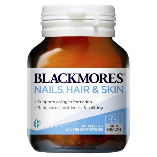 Blackmores Nail Hair + Skin 60 Tablets Blackmores Nail Hair + Skin 60 Tablets