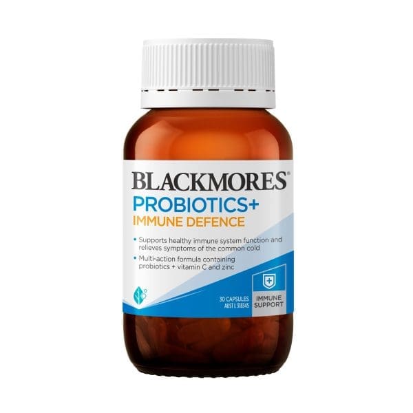 Blackmores Probiotics+ Immune Defence 30 Capsules Blackmores Probiotics+ Immune Defence 30 Capsules