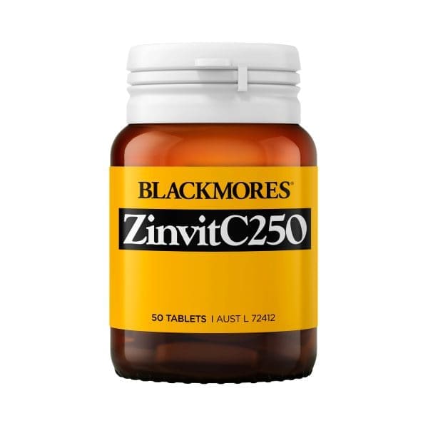 Blackmores ZinvitC250 50 Tablets