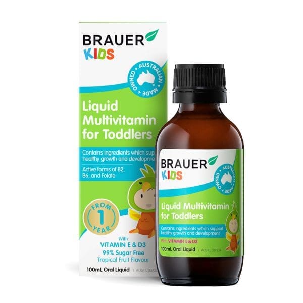 Brauer Kids Liquid Multivitamin for Toddlers 100ml