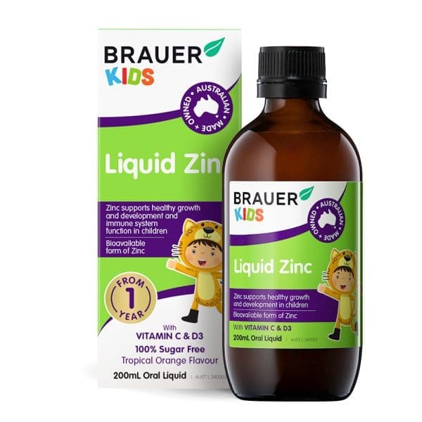 Brauer Kids Liquid Zinc 200ml Brauer Kids Liquid Zinc 200ml