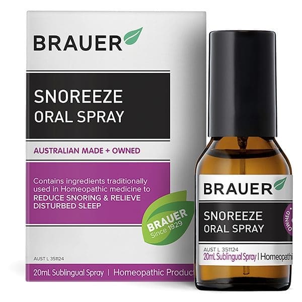 Brauer Snoreeze Oral Spray 20ml Brauer Snoreeze Oral Spray 20ml