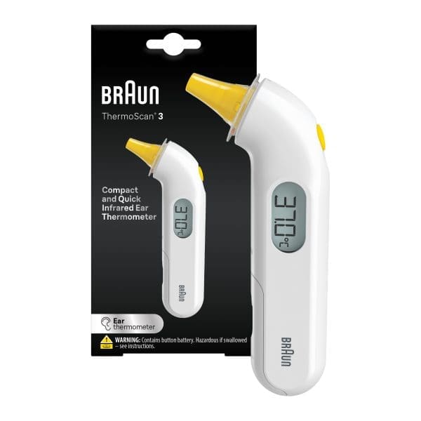 Braun ThermoScan 3 Ear Thermometer IRT3030AU